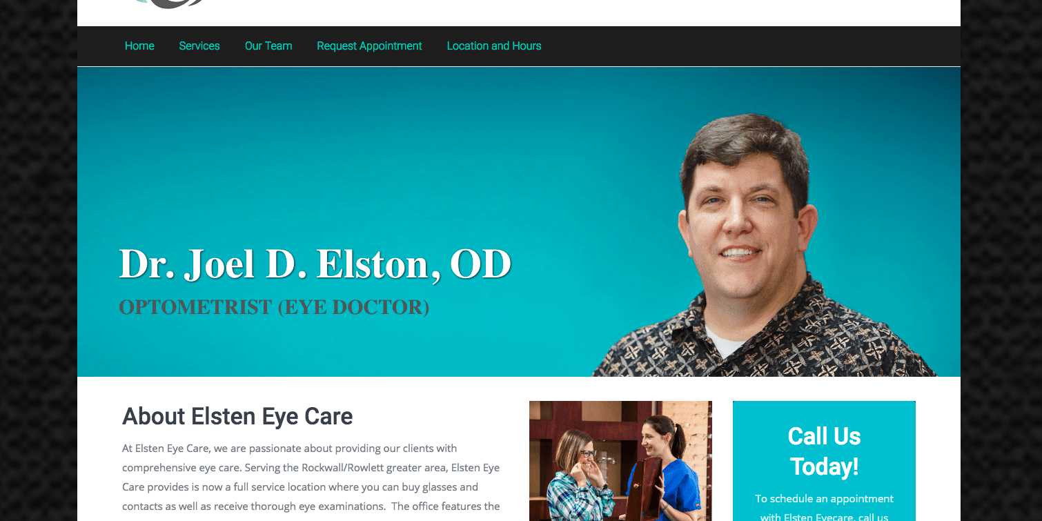 Joel D. Elsten – Elsten Eyecare Joel D. Elsten - Elsten Eyecare