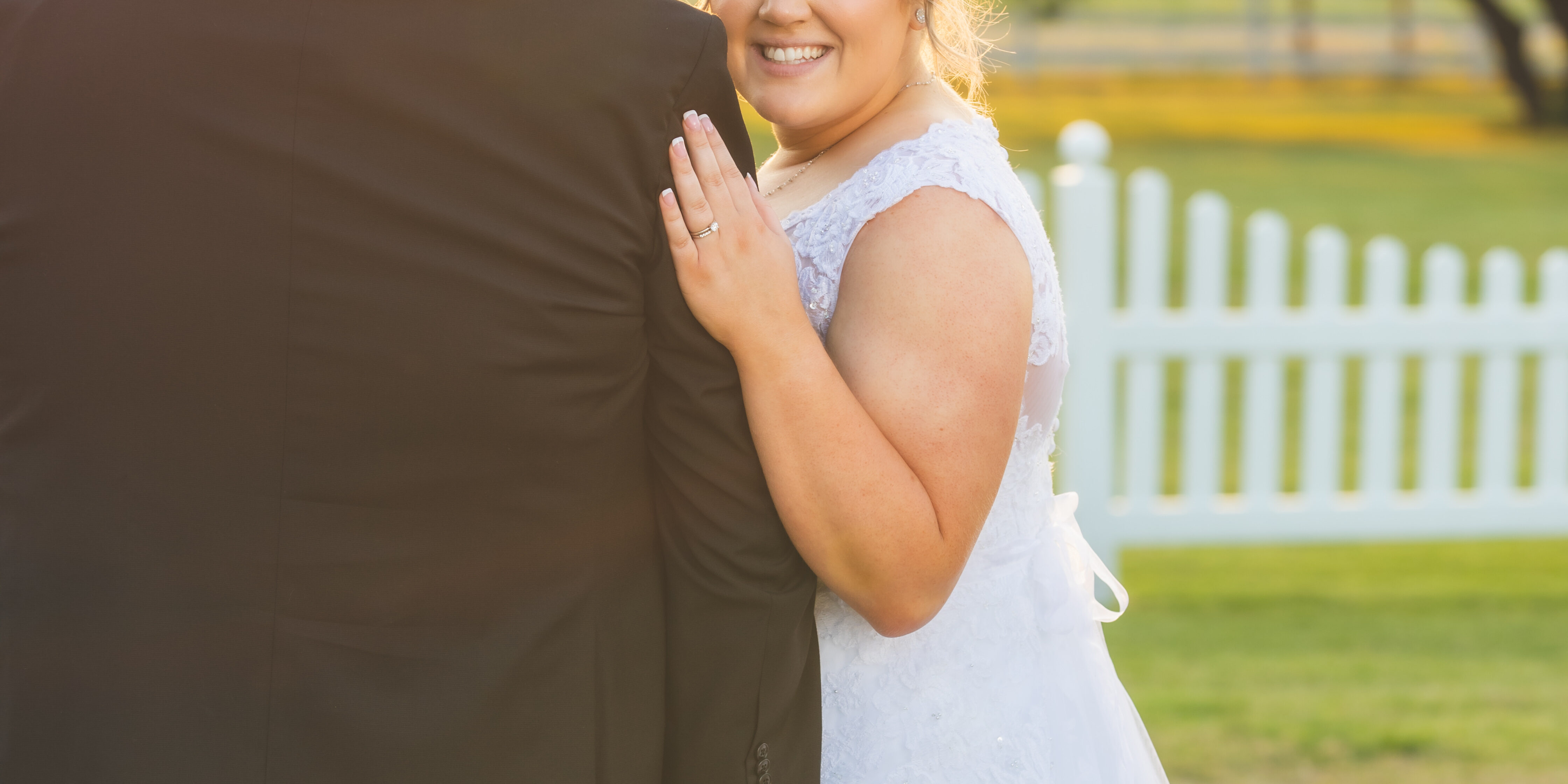 Daniel and Lyndsay – Wedding Wide Angle-3206 Bride looking over grooms shoulder