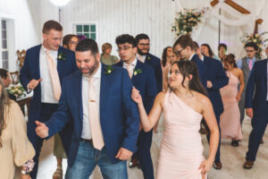 Guests dancing