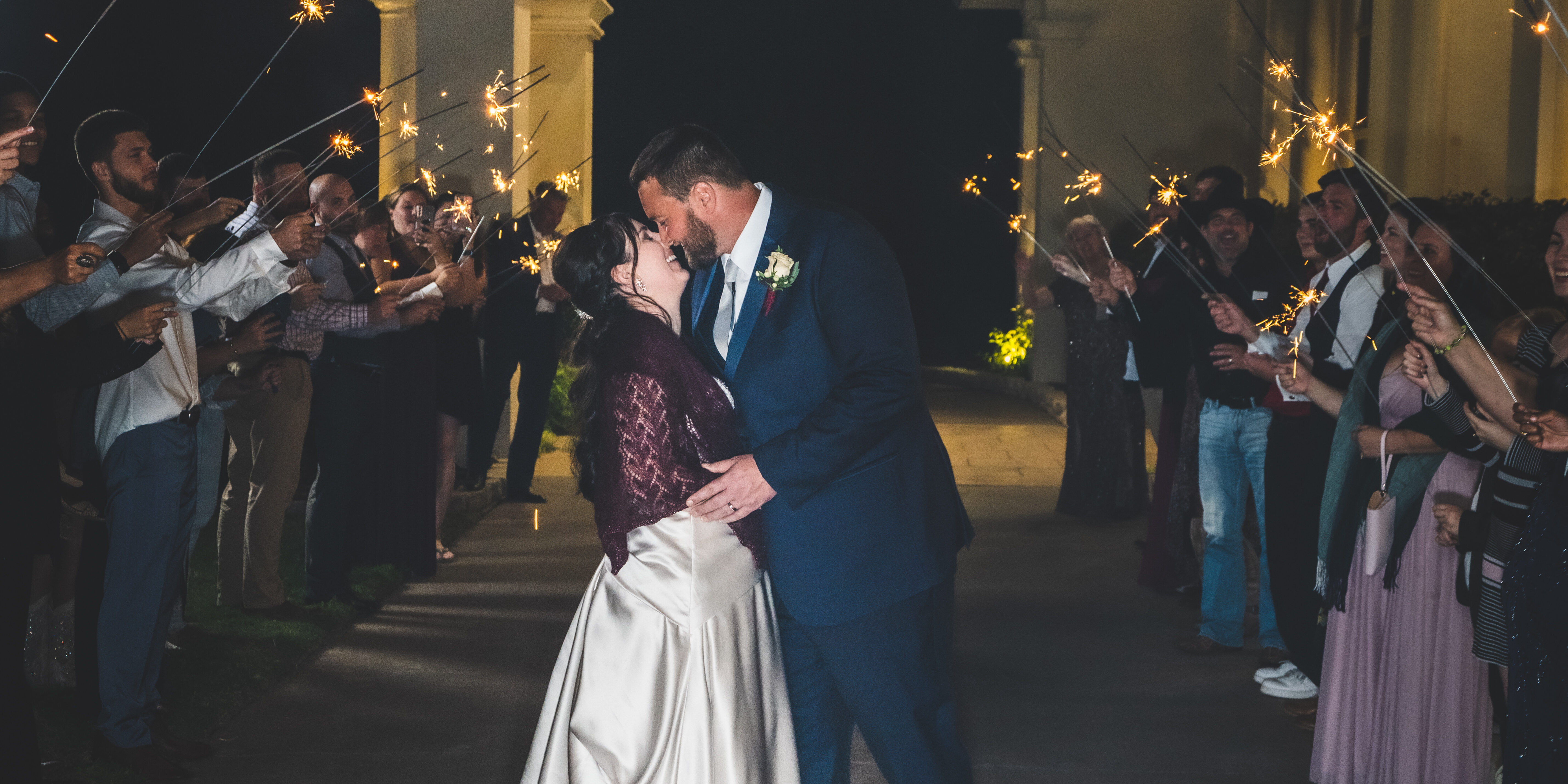 man and woman kissing