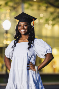 Girl in a Graduation cap